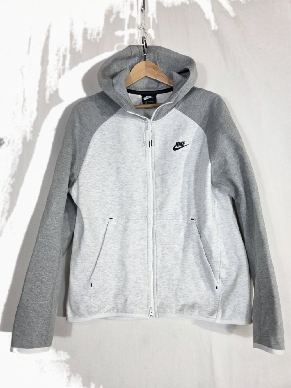Nike Sportswear Full-Zip Hoodie Women's L Grey